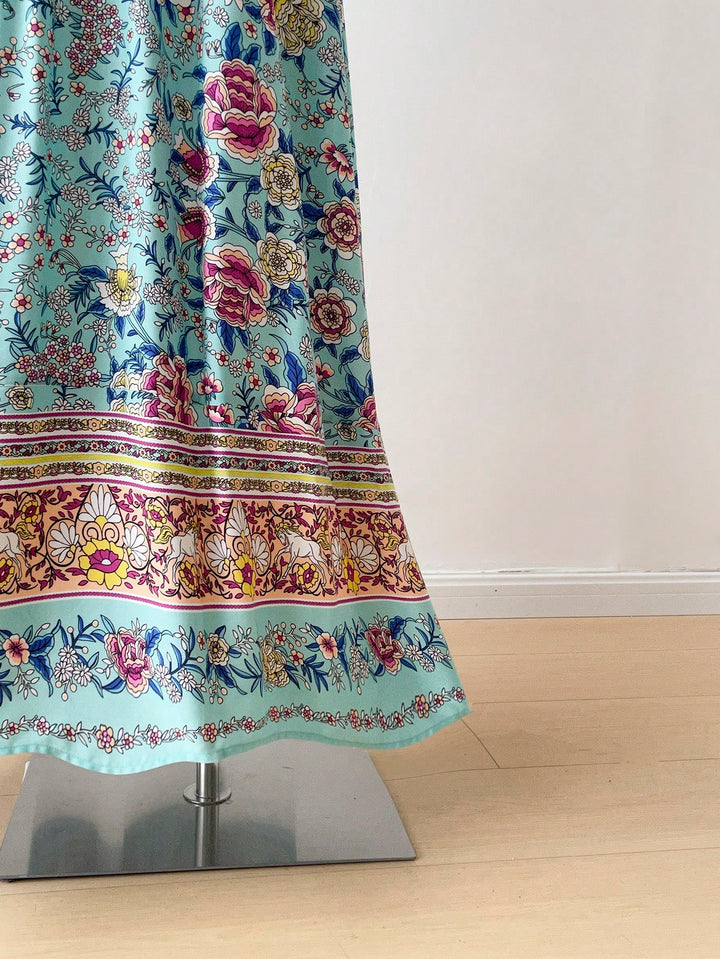Rochie maxi SHEIN, mix culori