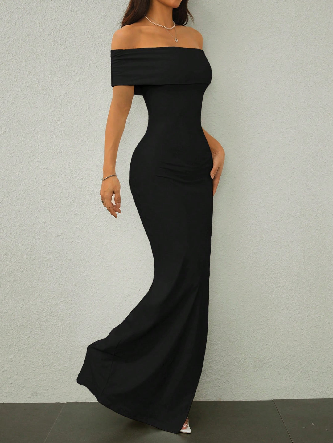 Rochie maxi SHEIN, negru