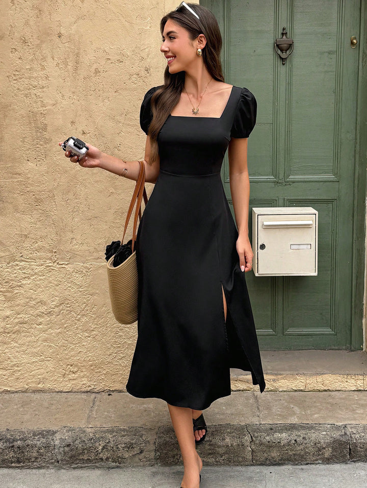 Rochie midi SHEIN, negru