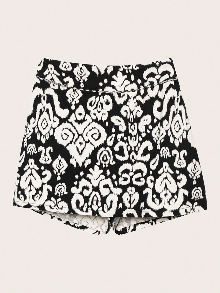Pantaloni scurți SHEIN, negru