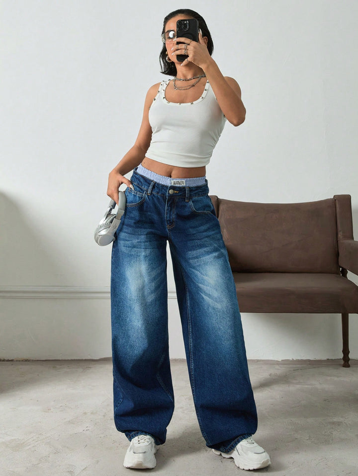 Jeans SHEIN, albastru