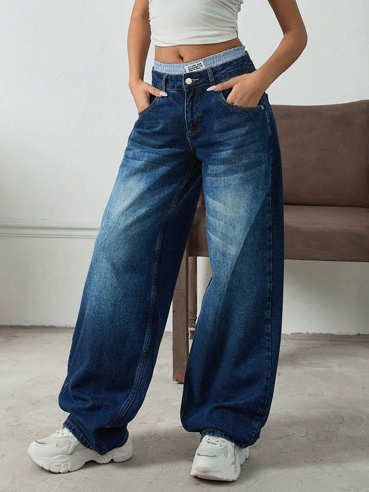 Jeans SHEIN, albastru