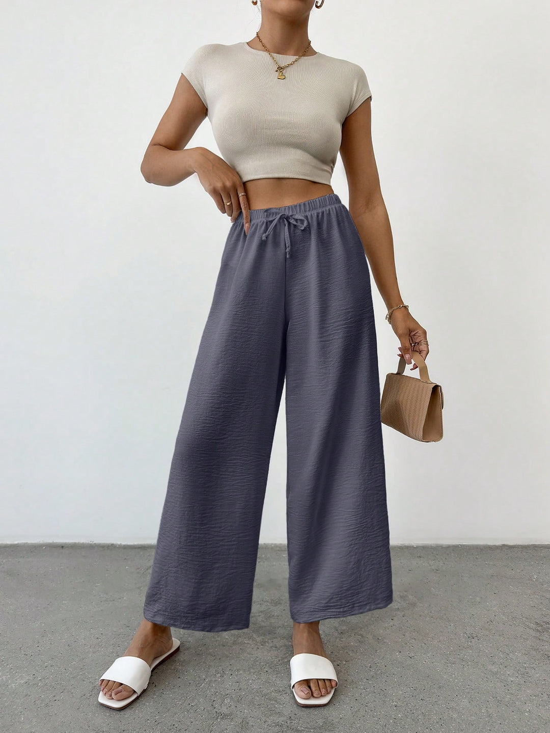 Pantaloni SHEIN, gri