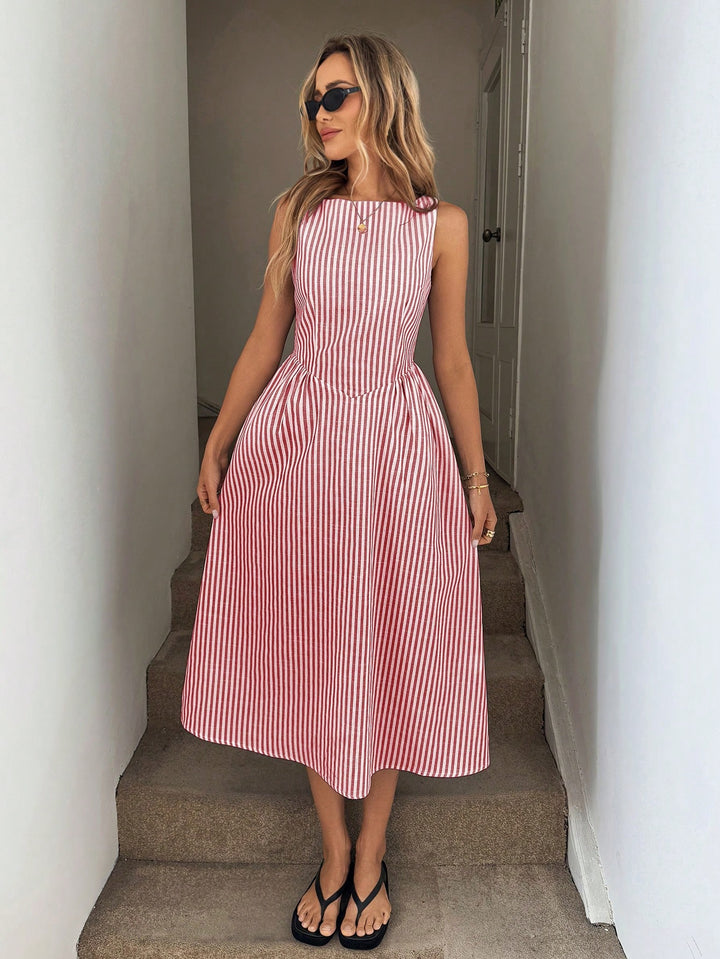 Rochie midi SHEIN, roșu