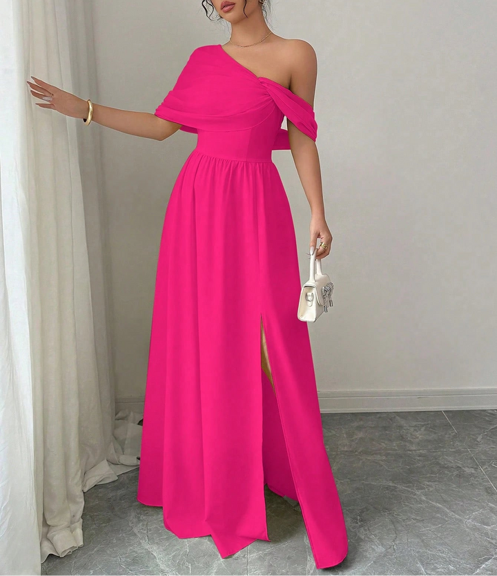 SHEIN maxi ruha, rózsaszín