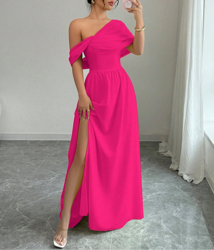SHEIN maxi ruha, rózsaszín