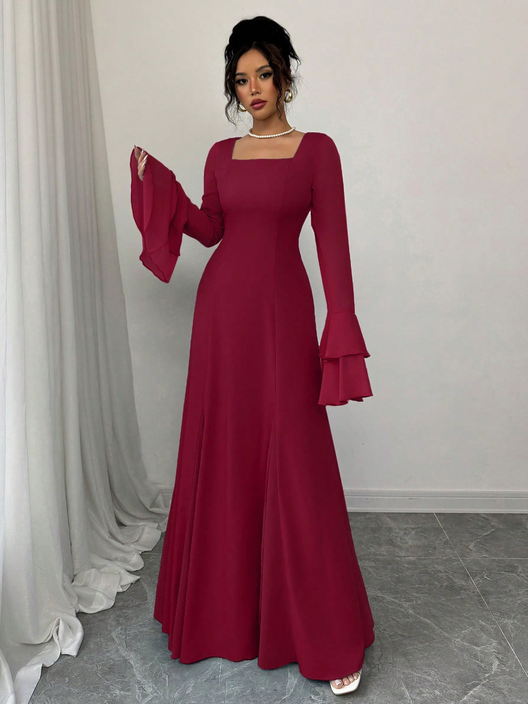 SHEIN Maxi ruha, piros