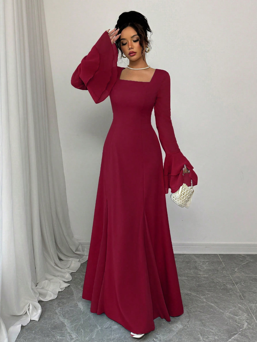 SHEIN Maxi ruha, piros