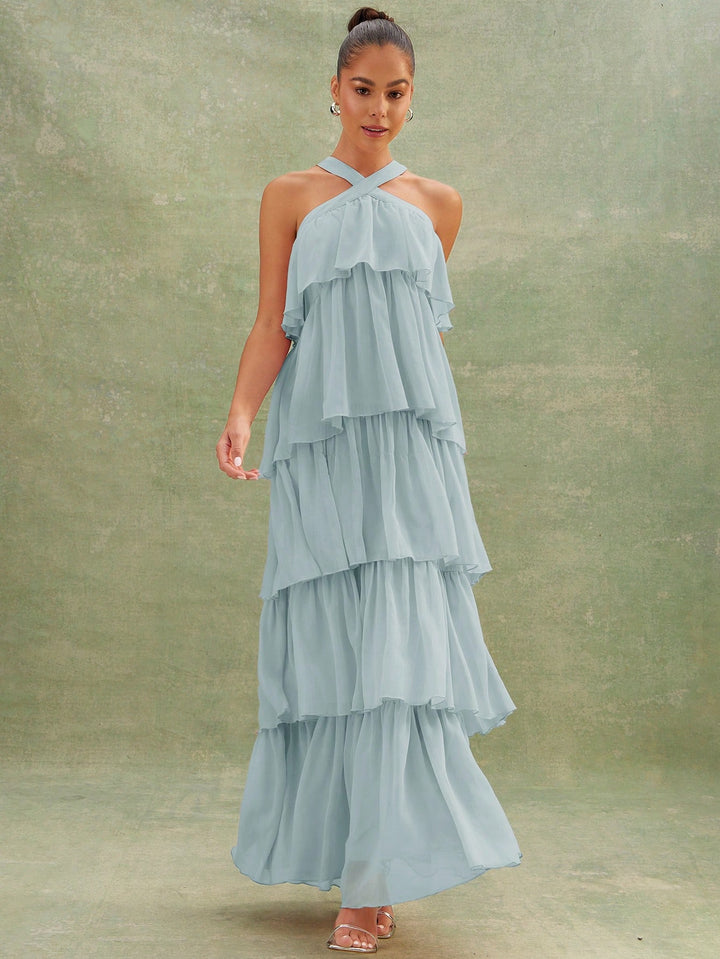 Rochie maxi SHEIN, turcoaz