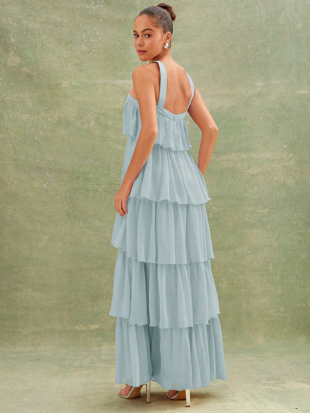 Rochie maxi SHEIN, turcoaz