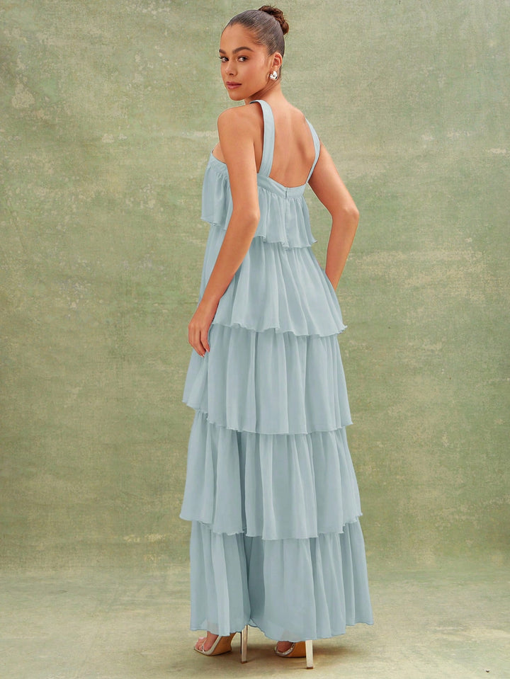 Rochie maxi SHEIN, turcoaz