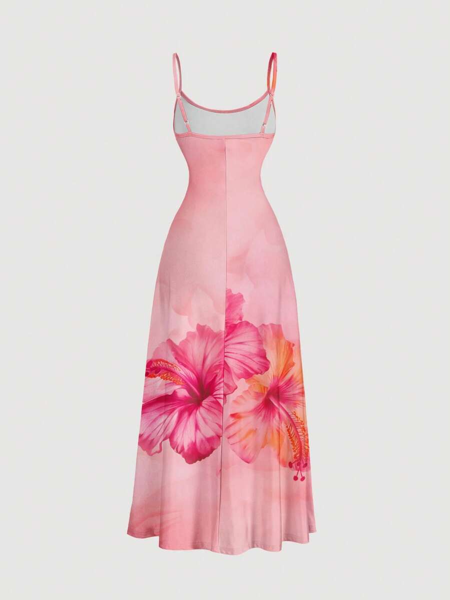 Rochie maxi SHEIN, roz