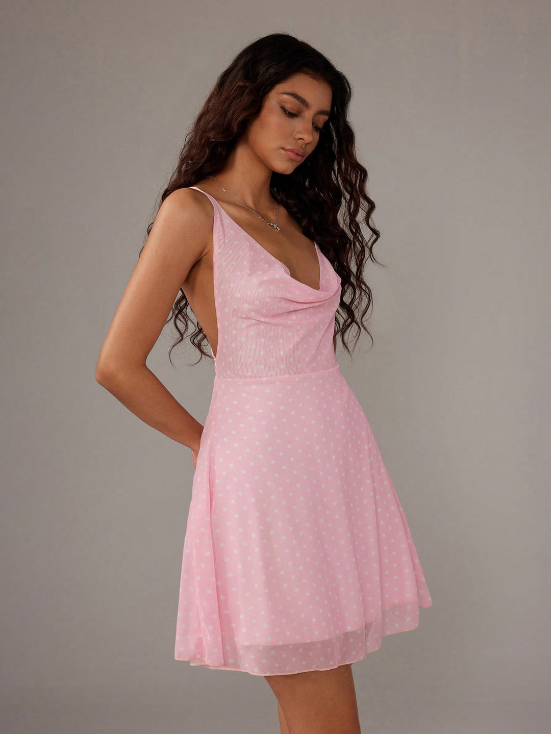 SHEIN mini ruha, rózsaszín
