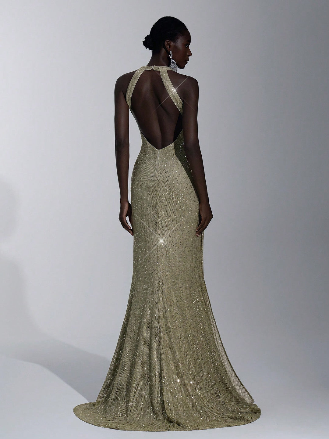 SHEIN maxi dress, green