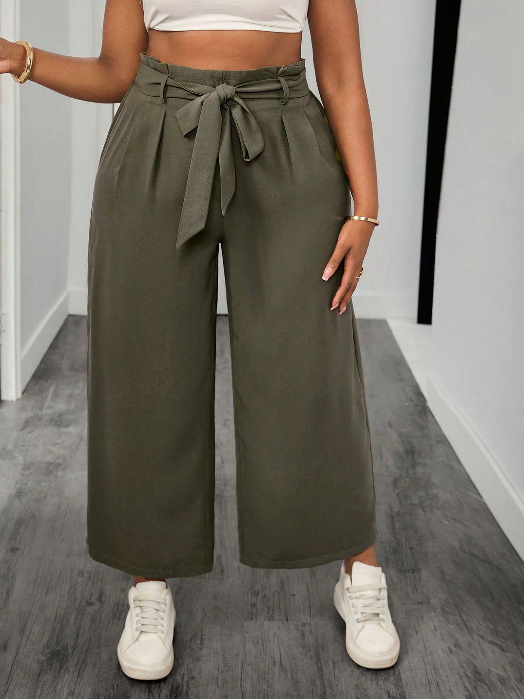 Pantaloni SHEIN, kaki