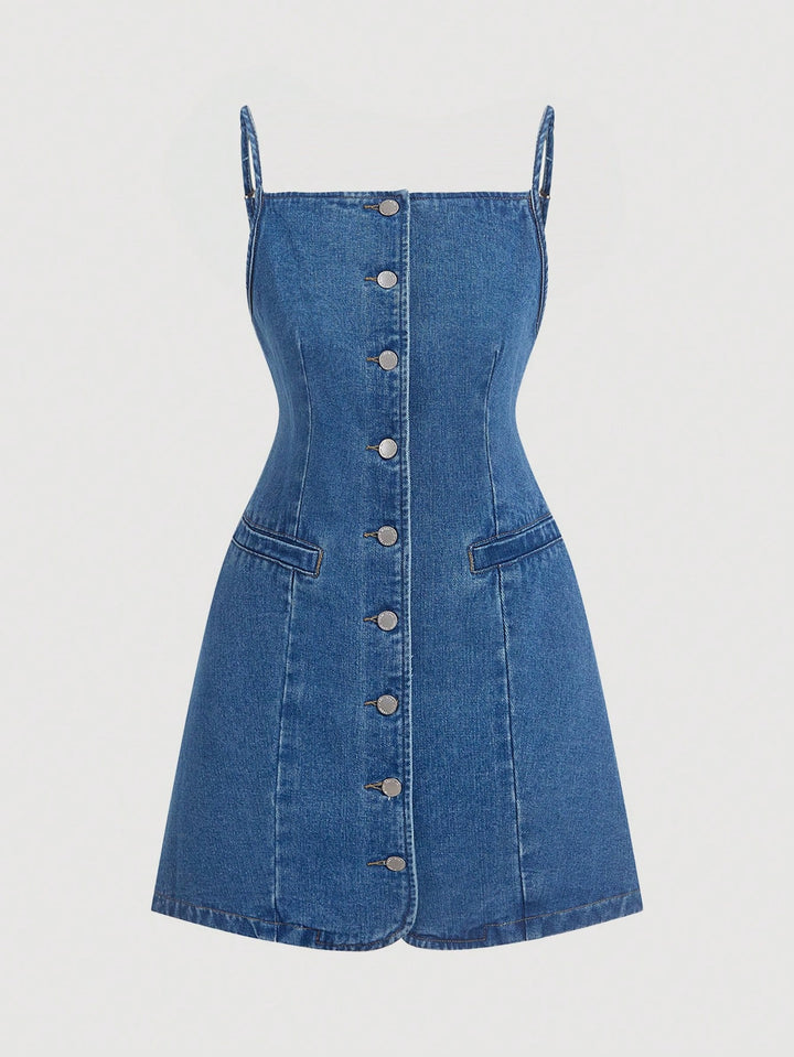 Shein farmerruha, kék