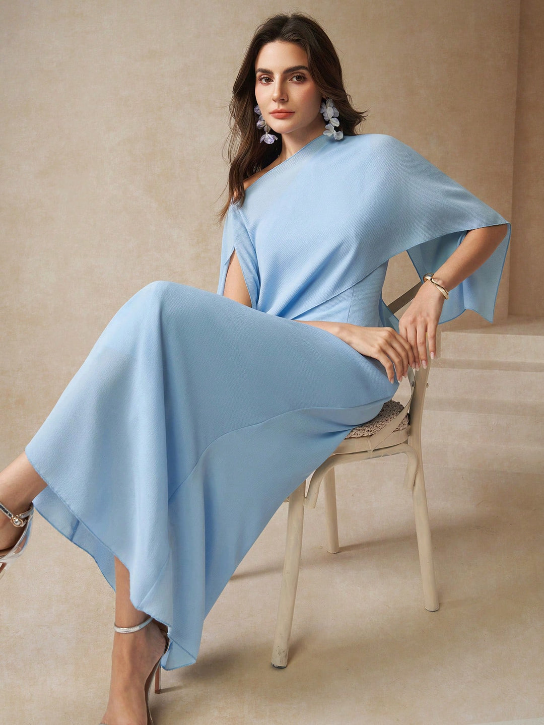 Rochie maxi SHEIN, albastru