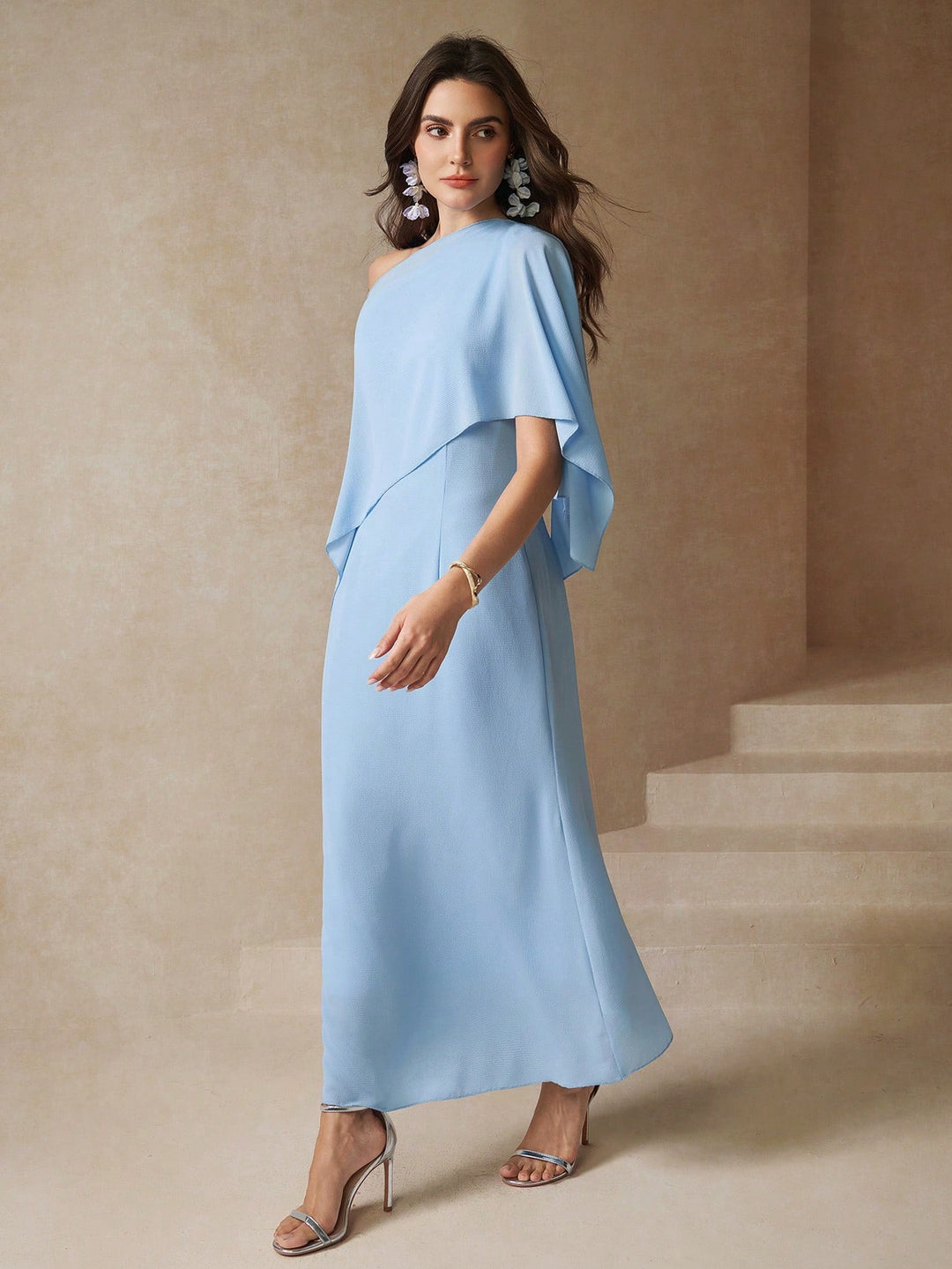 Rochie maxi SHEIN, albastru