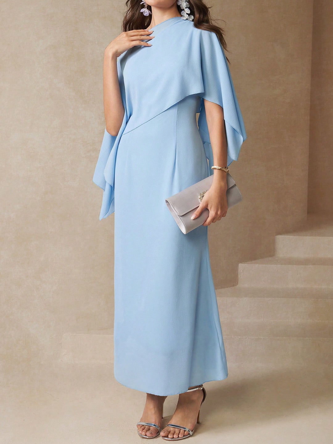 Rochie maxi SHEIN, albastru