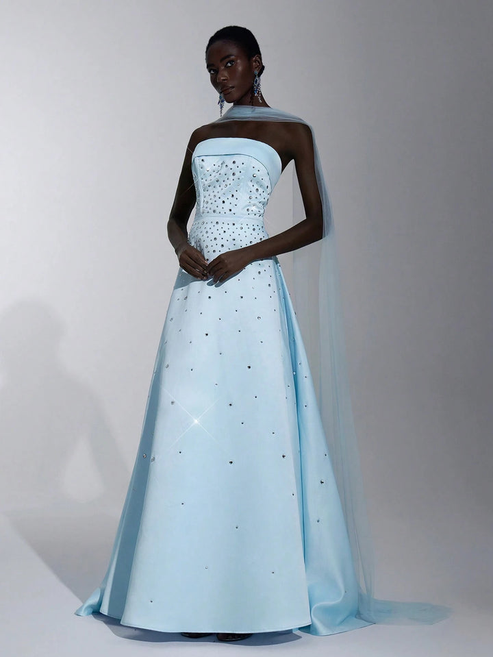 Rochie de ocazie SHEIN, albastru