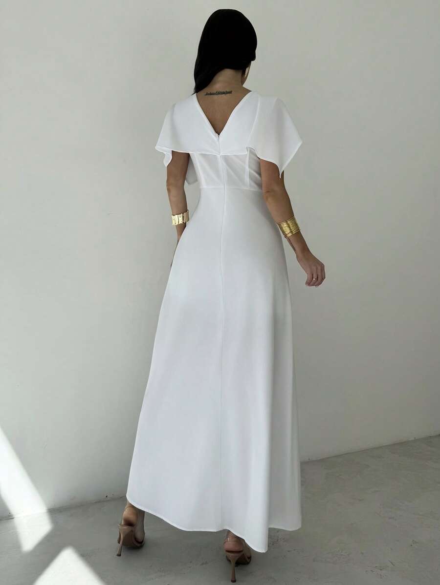 Rochie maxi SHEIN, alb