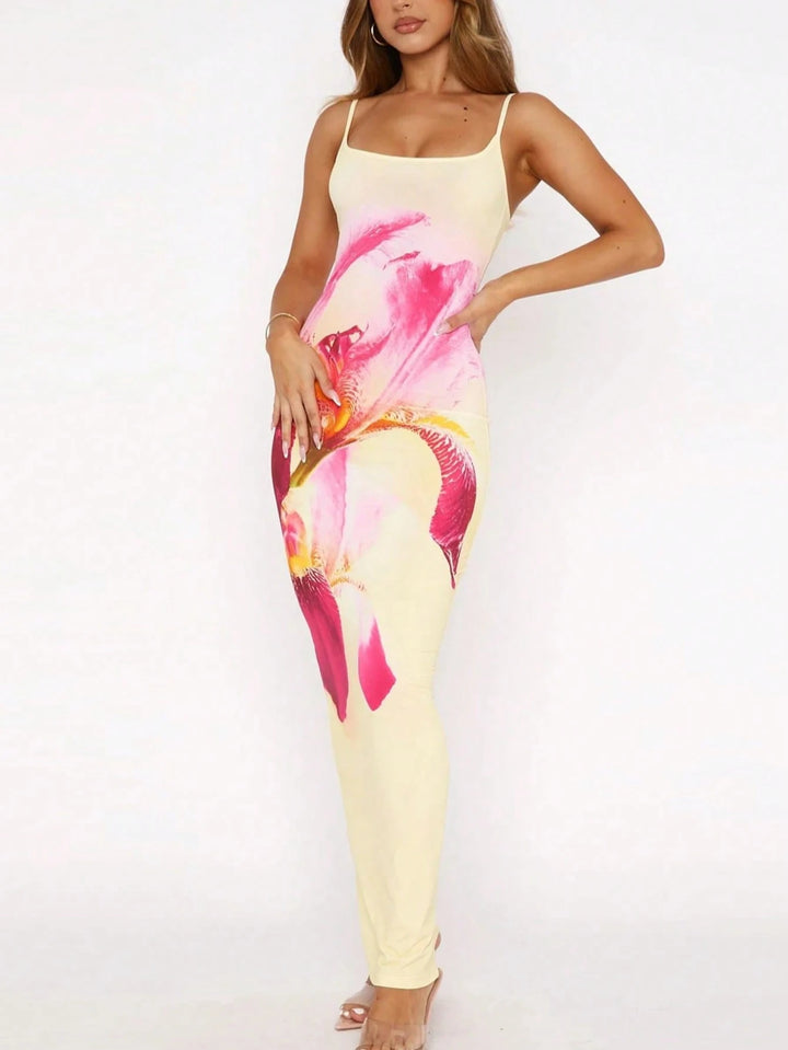 Rochie maxi SHEIN, mix culori