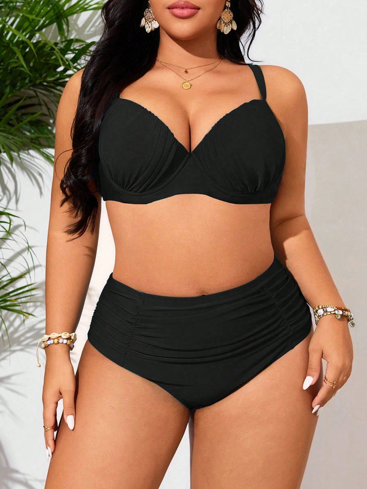 Set bikini de baie SHEIN, negru