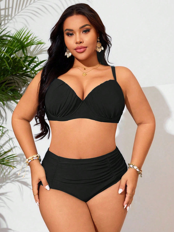 Set bikini de baie SHEIN, negru