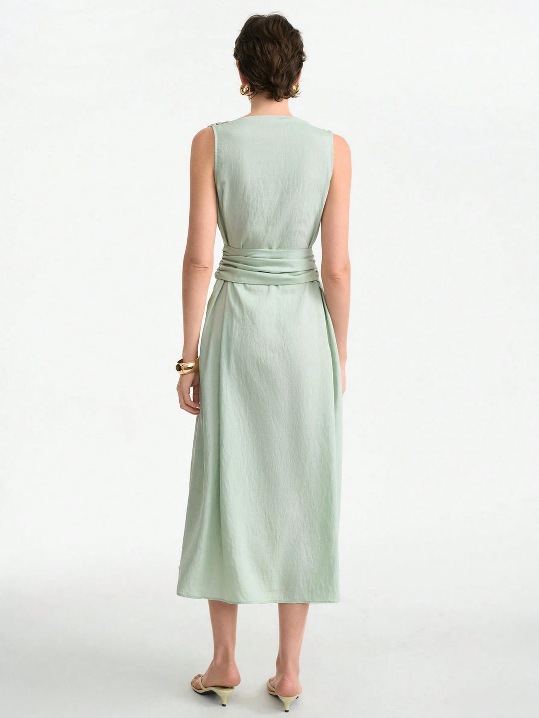 Rochie midi SHEIN, verde
