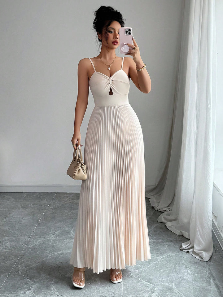 Rochie maxi SHEIN, bej