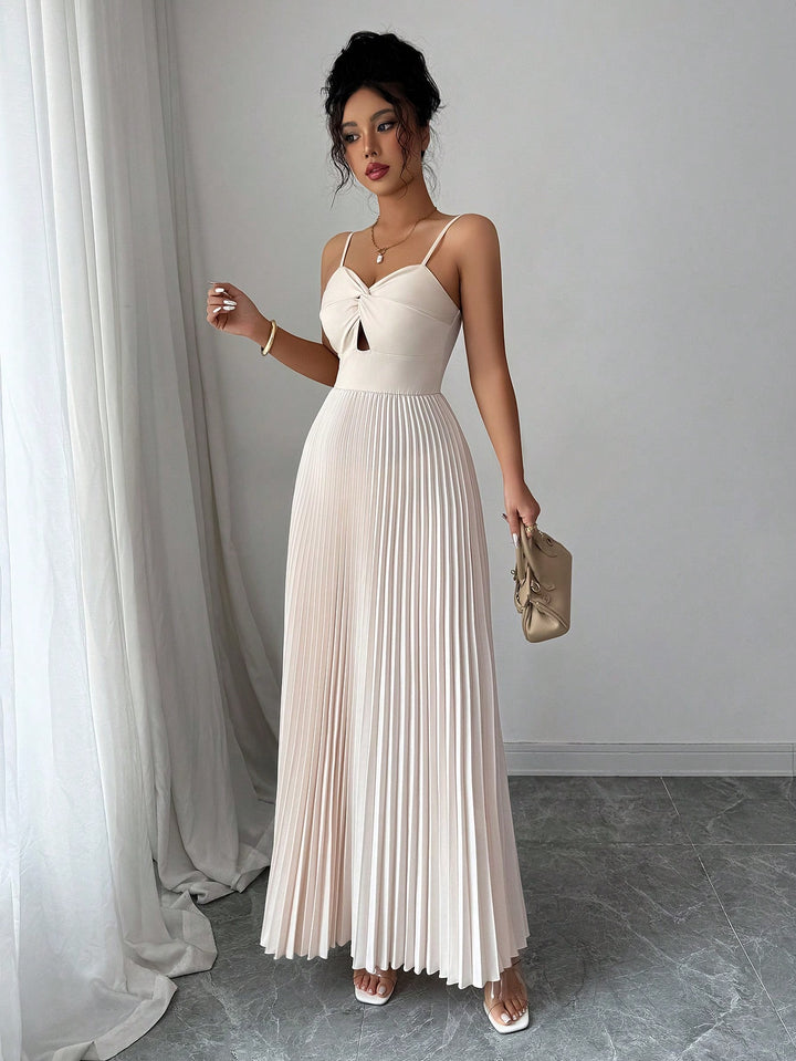 Rochie maxi SHEIN, bej