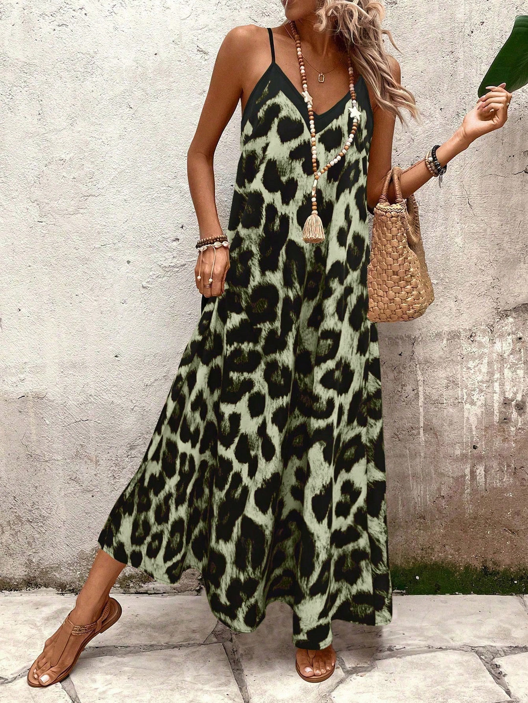 Rochie maxi SHEIN, mix culori