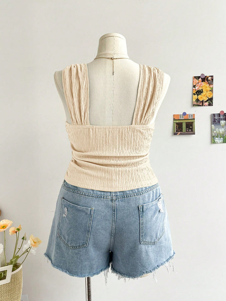 Top SHEIN, crem