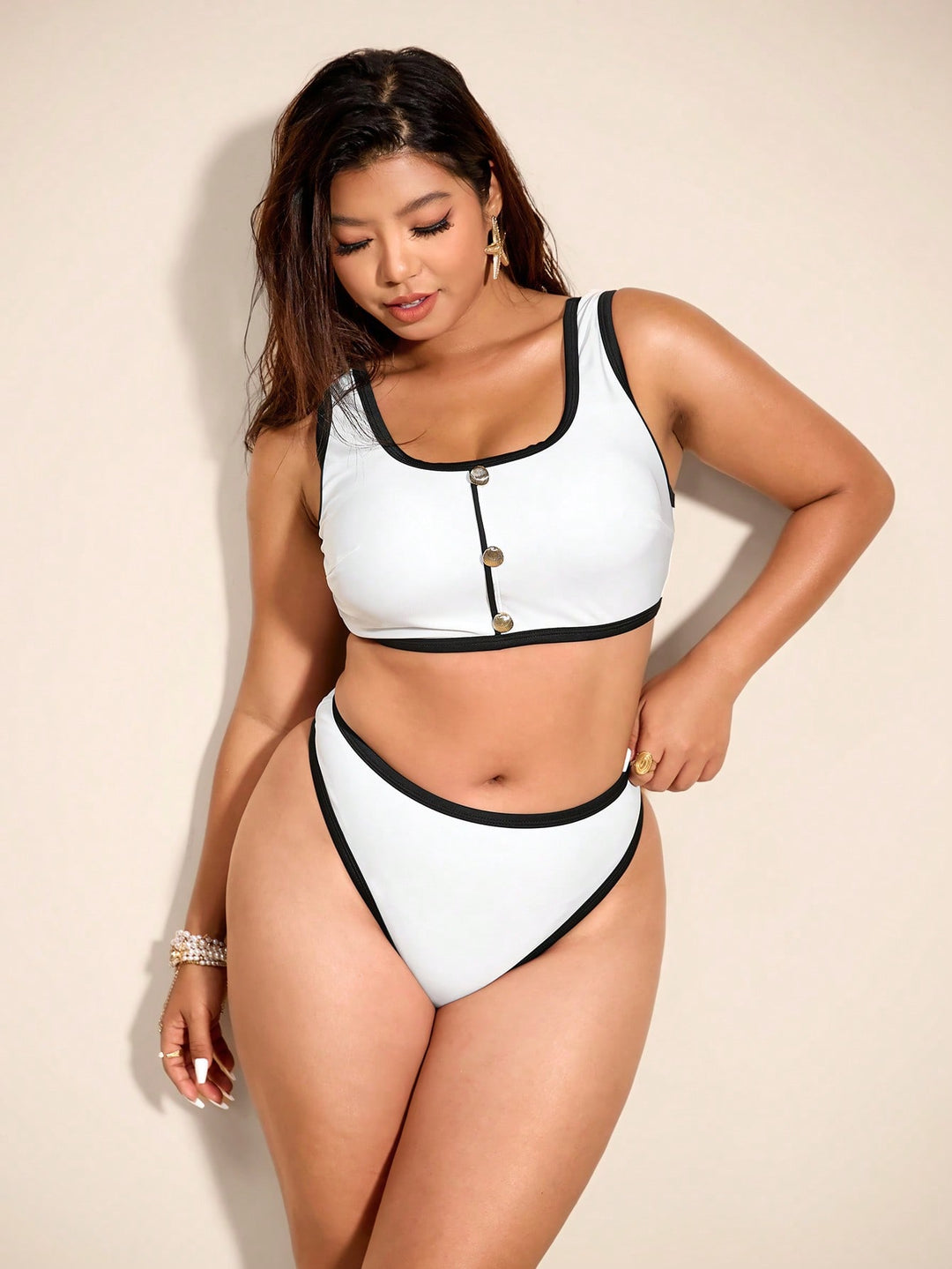 Set bikini de baie SHEIN, mix culori