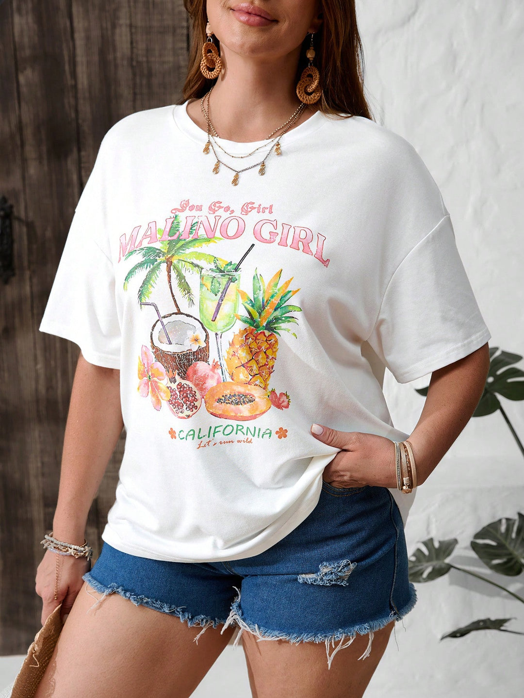Tricou SHEIN, alb