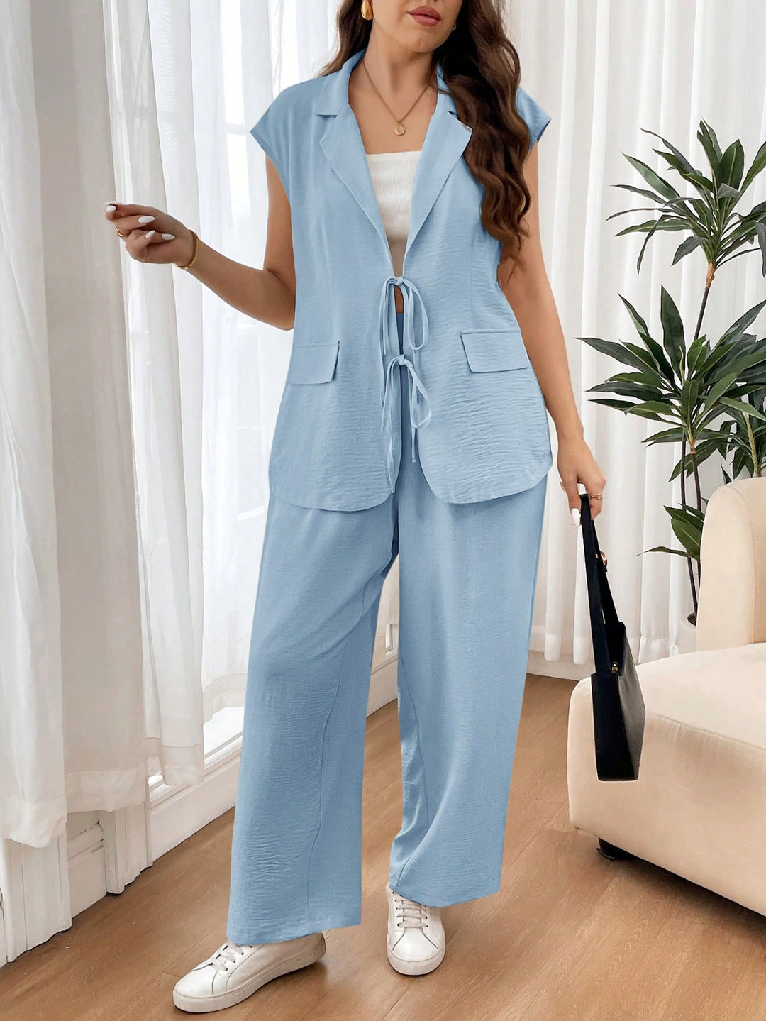 Costum SHEIN, albastru