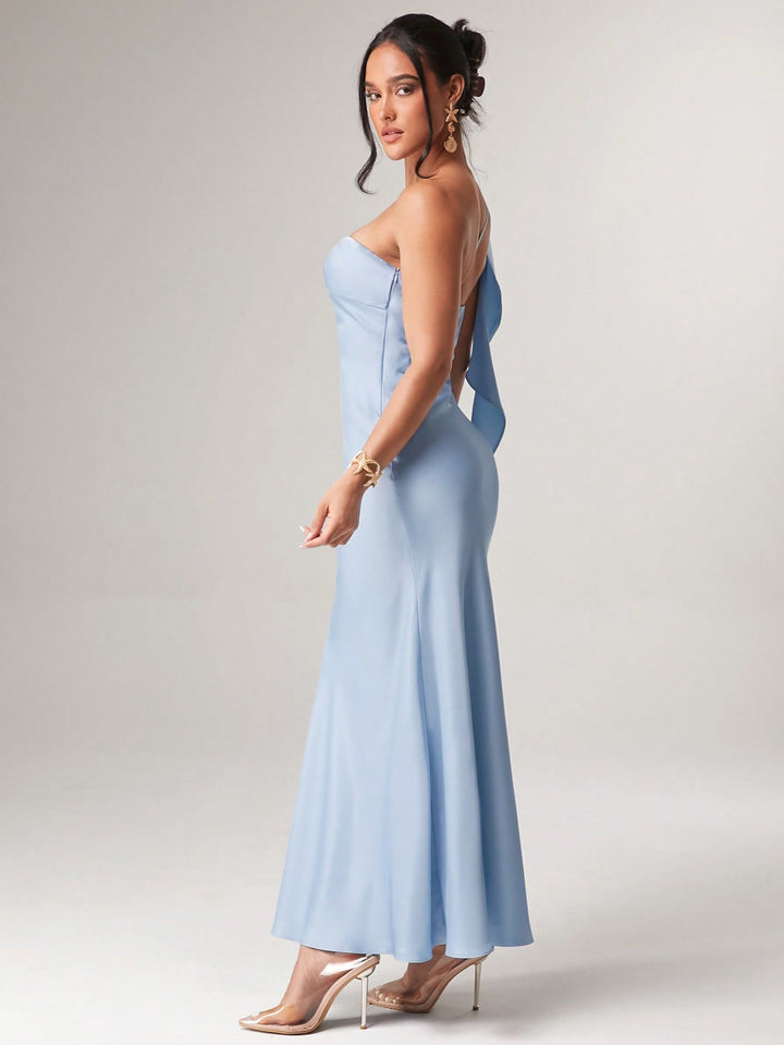 SHEIN maxi ruha, kék