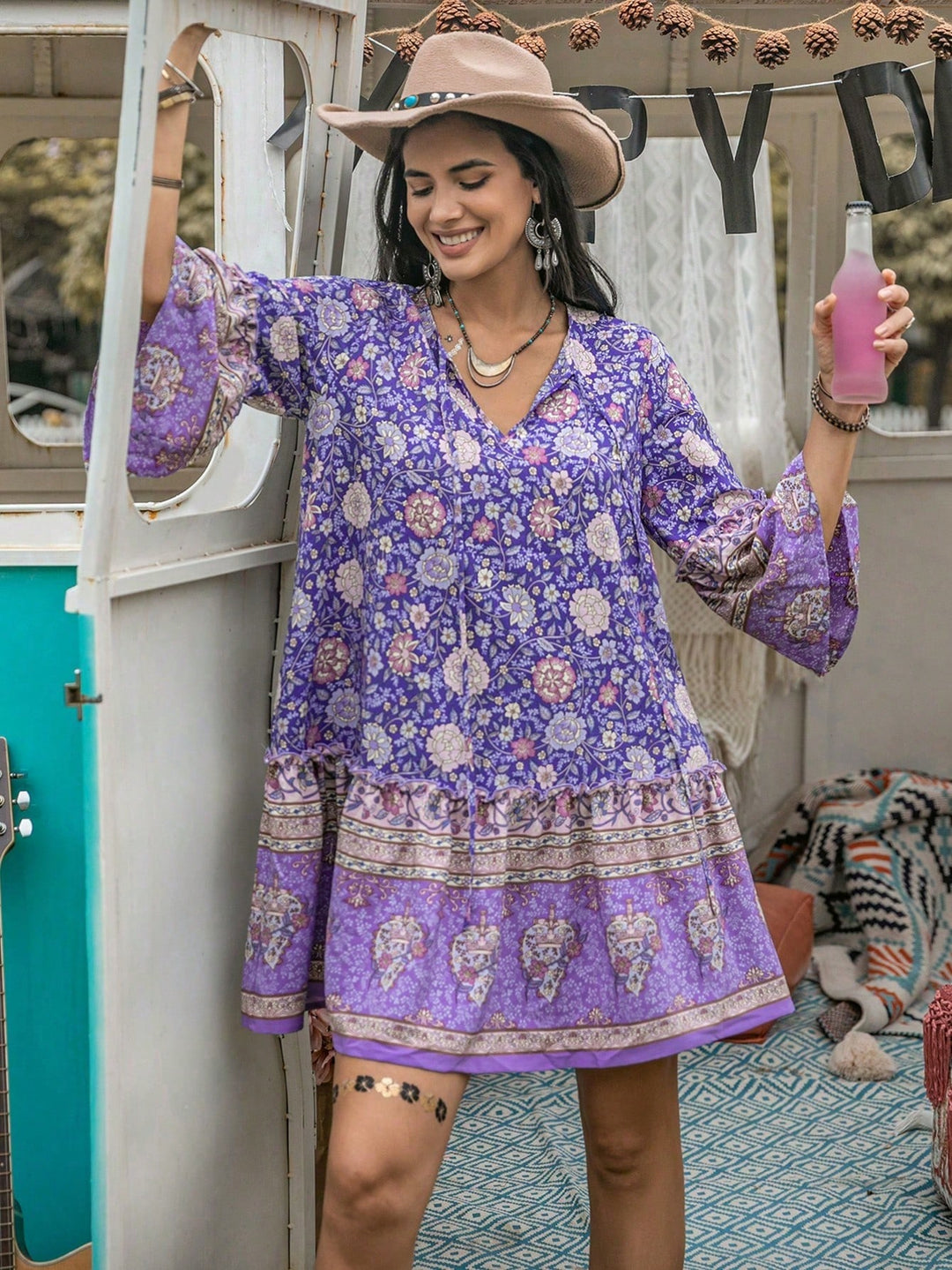 SHEIN ruha, lila