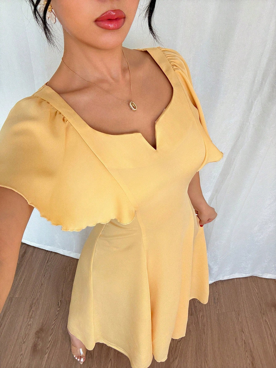 Rochie maxi SHEIN, galben