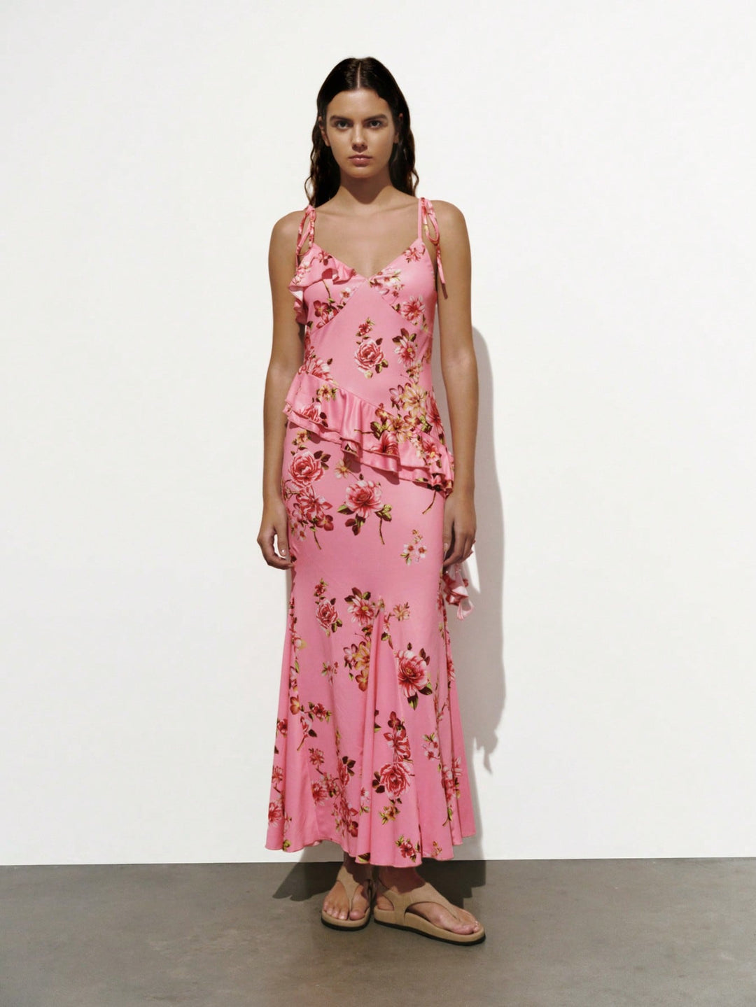 Rochie maxi SHEIN, roz