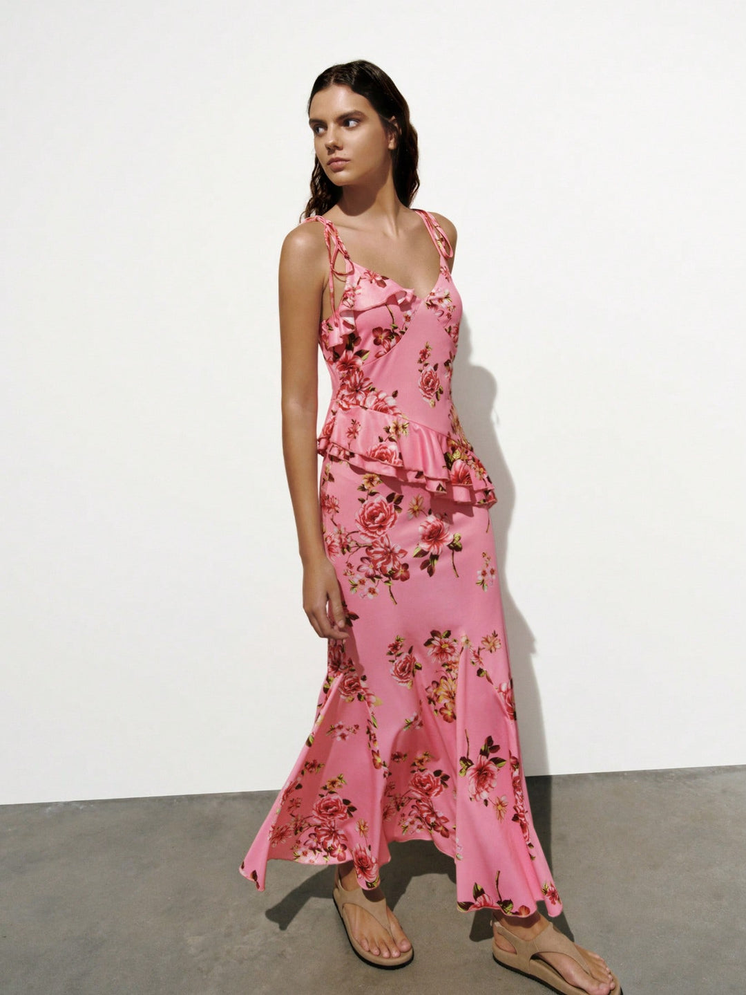 Rochie maxi SHEIN, roz