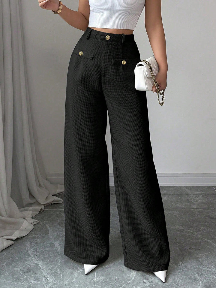 Pantaloni SHEIN, negru