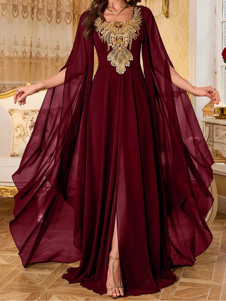 Rochie maxi SHEIN, vișiniu