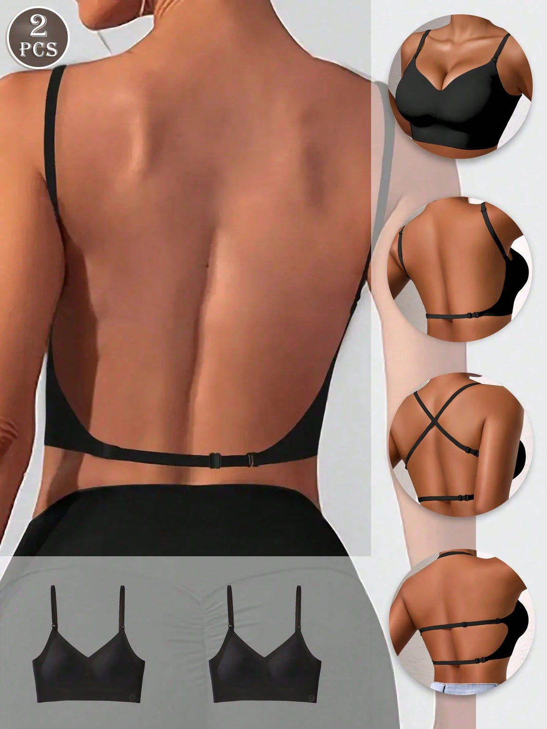 Bustier SHEIN, fekete