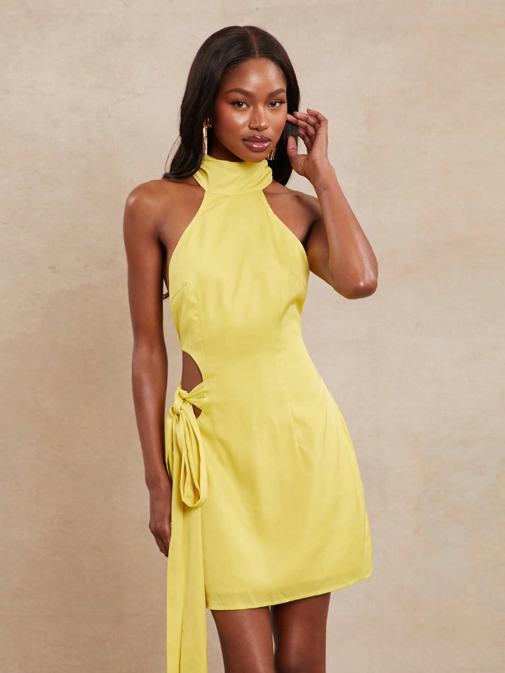 Rochie mini SHEIN, galben