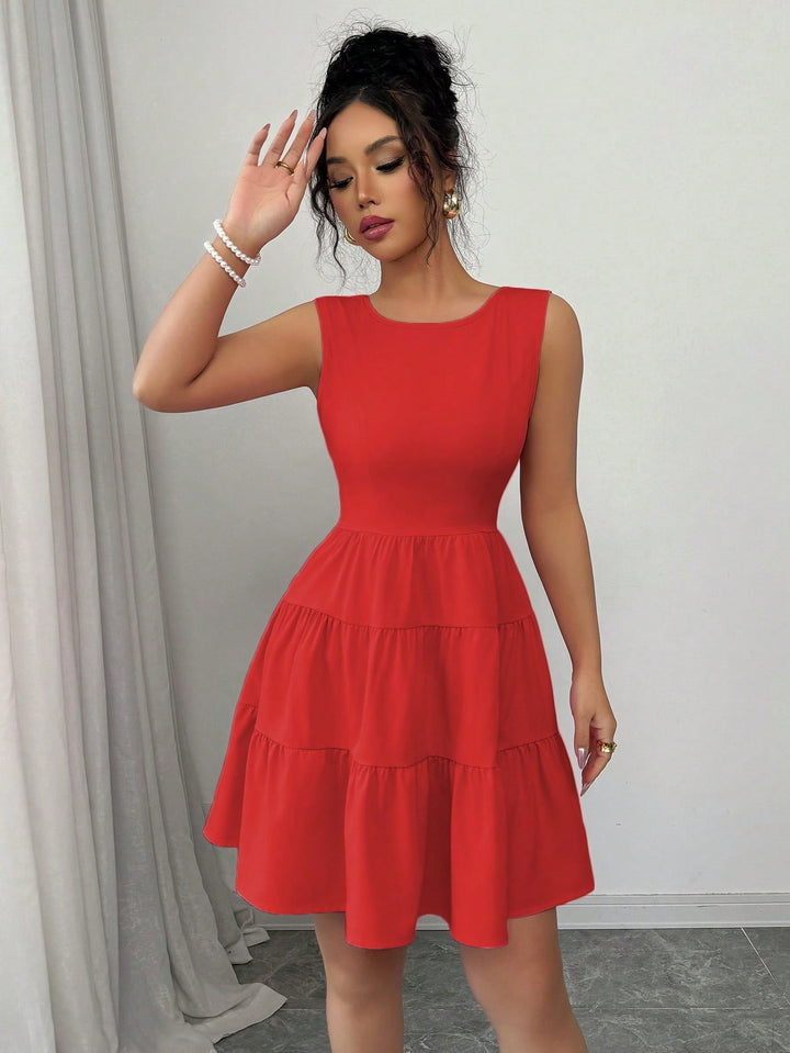 Rochie scurtă SHEIN, roșu