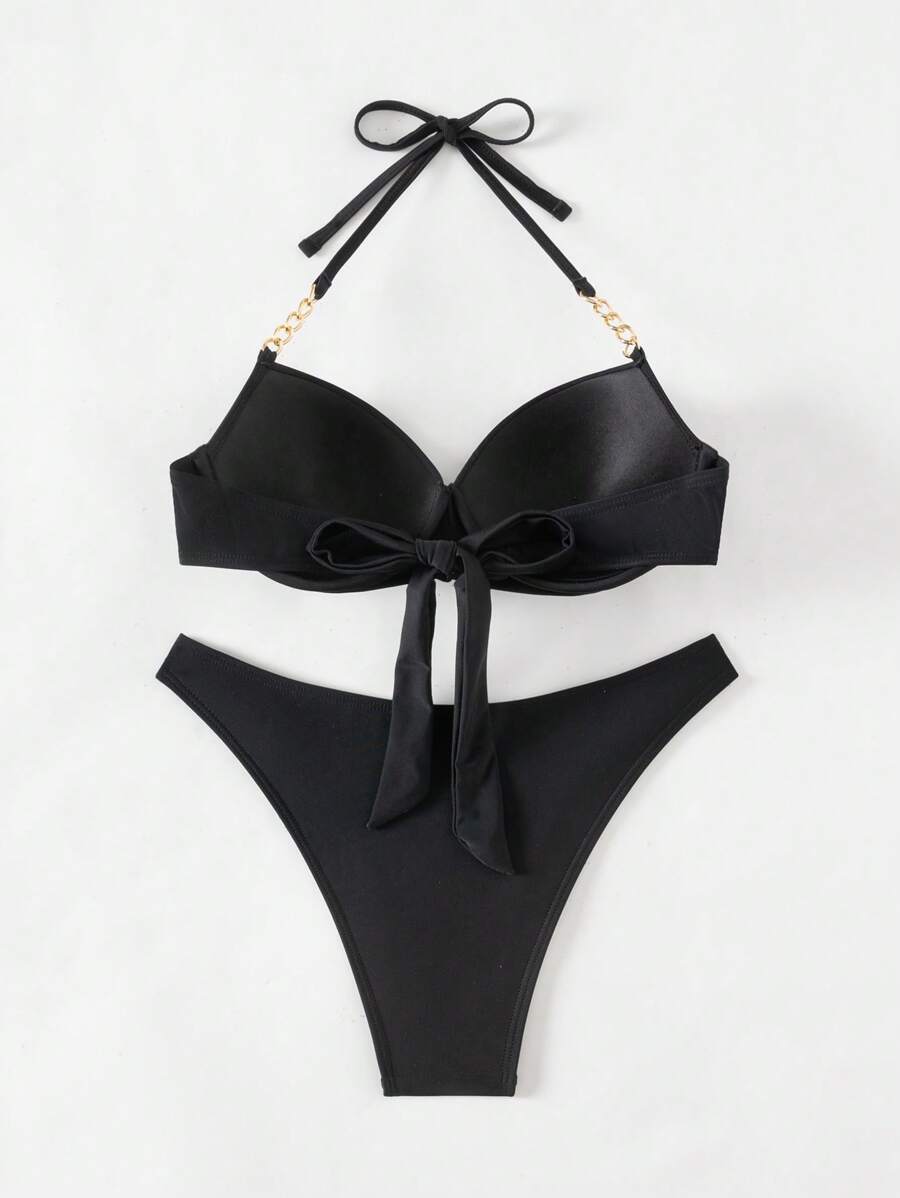 Costum de baie SHEIN, negru