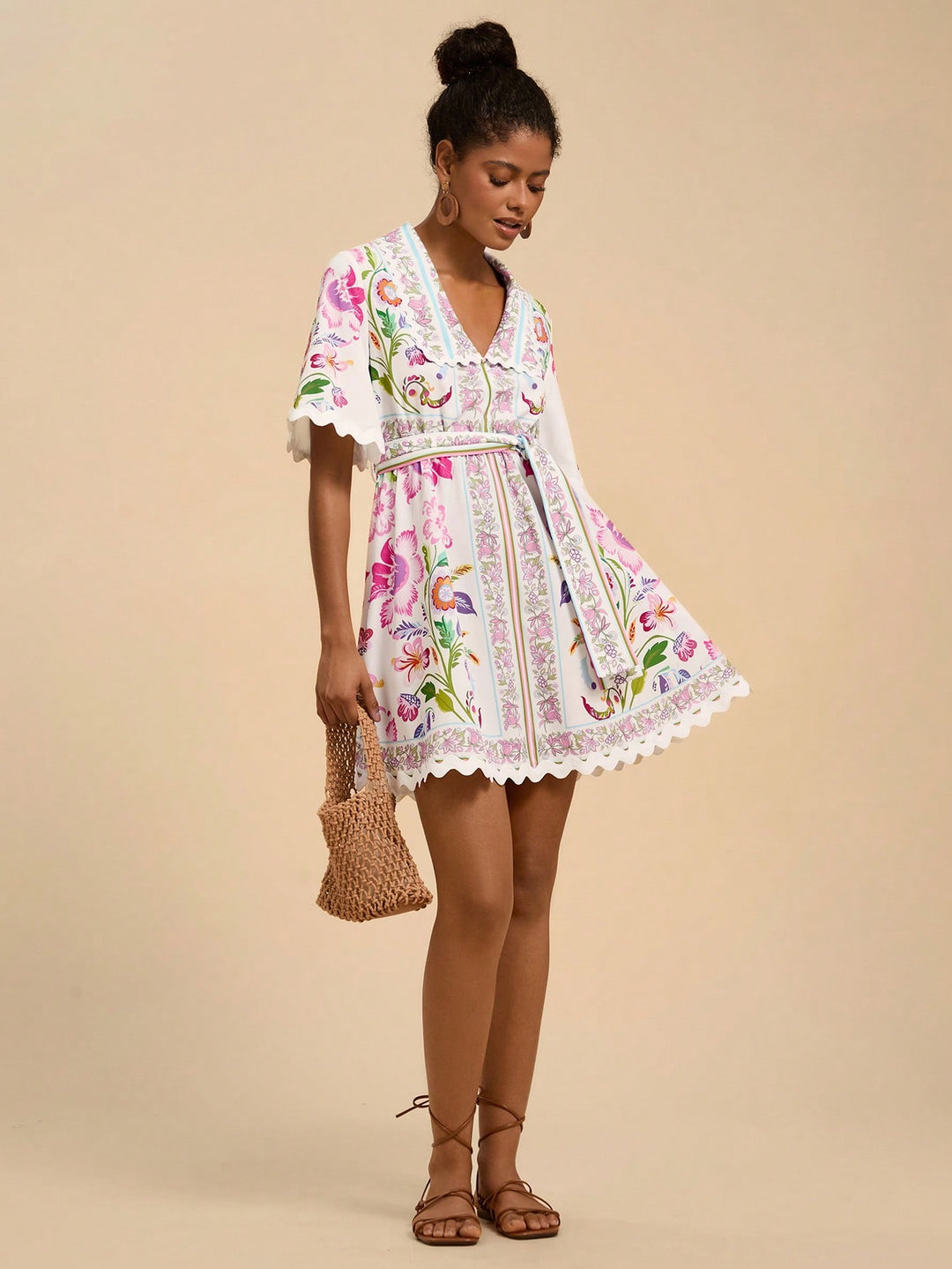 Rochie mini SHEIN, alb