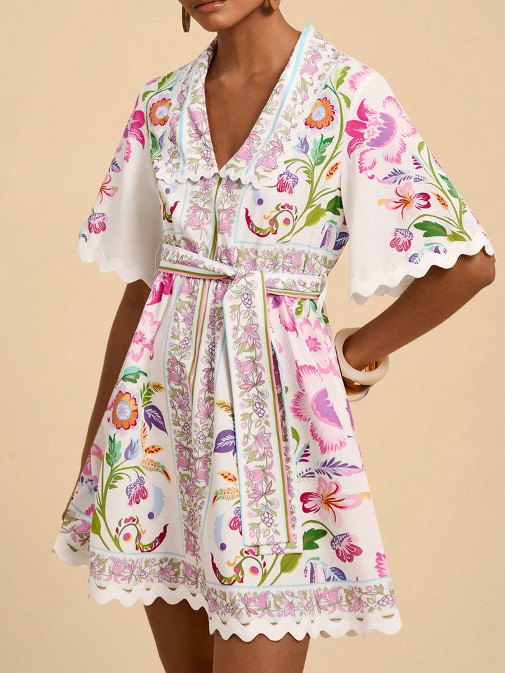 Rochie mini SHEIN, alb