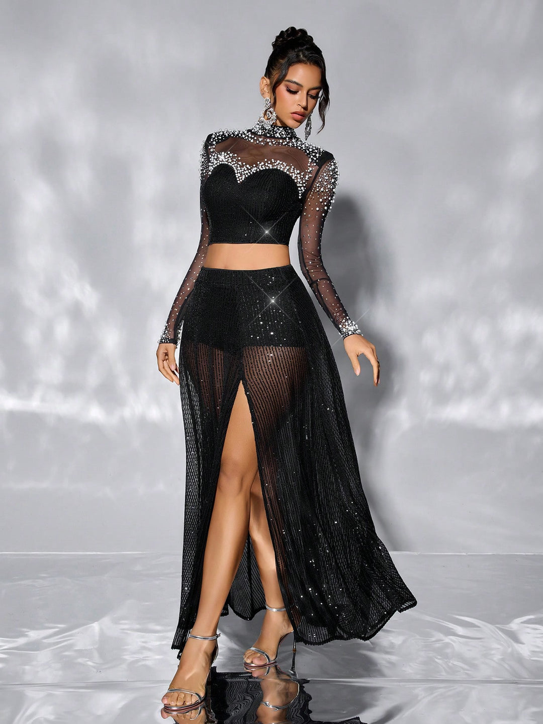 Set de rochie SHEIN, negru